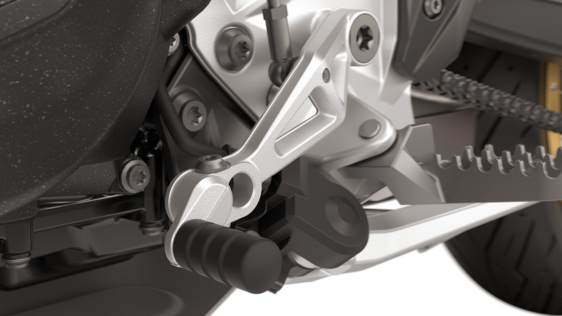 可调的换挡和制动脚踏